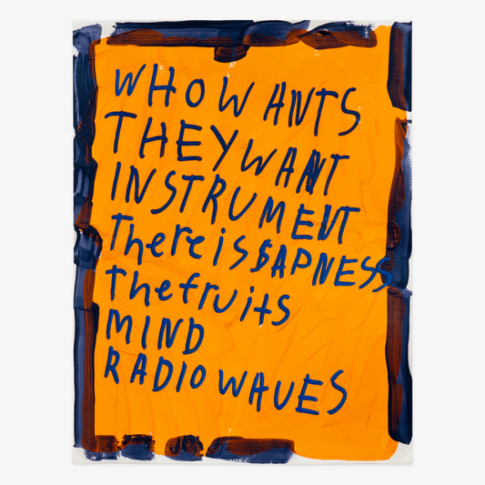 Michael Mangino "Who Wants They Want Instrument There is Sadness The Fruits Mind Radiowaves"